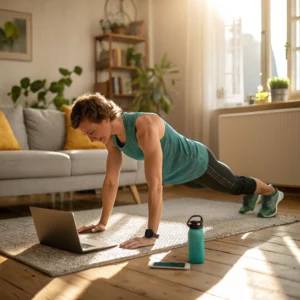 Fitness-Revolution: Wie Micro-Workouts deinen Alltag verändern können. (avoid text)