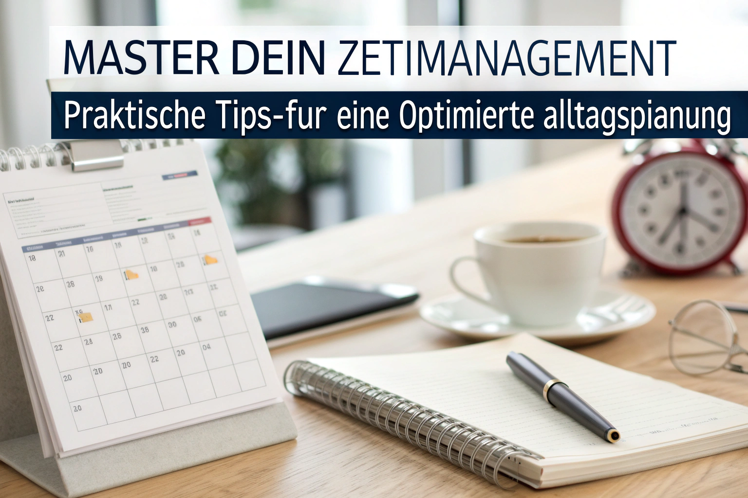 Master dein Zeitmanagement: Praktische Tips für eine optimierte Alltagsplanung