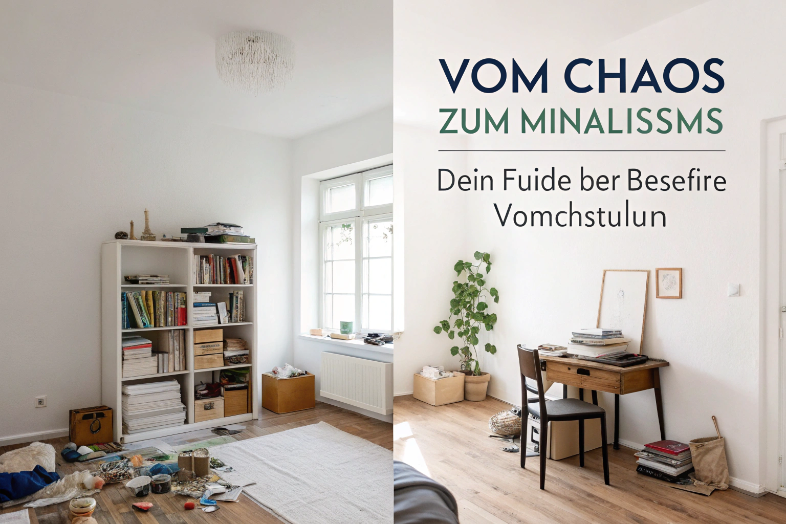 Vom Chaos zum Minimalismus: Dein Guide für eine bewusstere Wohnkultur