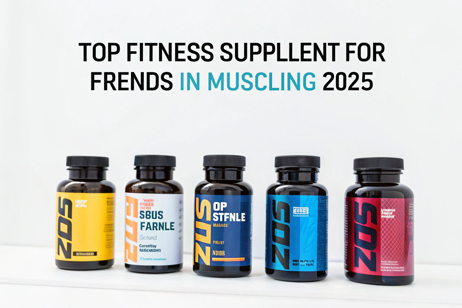 Die Top 5 Fitness-Supplements Trends für den Muskelaufbau im Jahr 2025