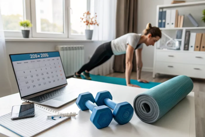 Fitness im Home-Office: Dein personalisierter Workout-Plan für 2025