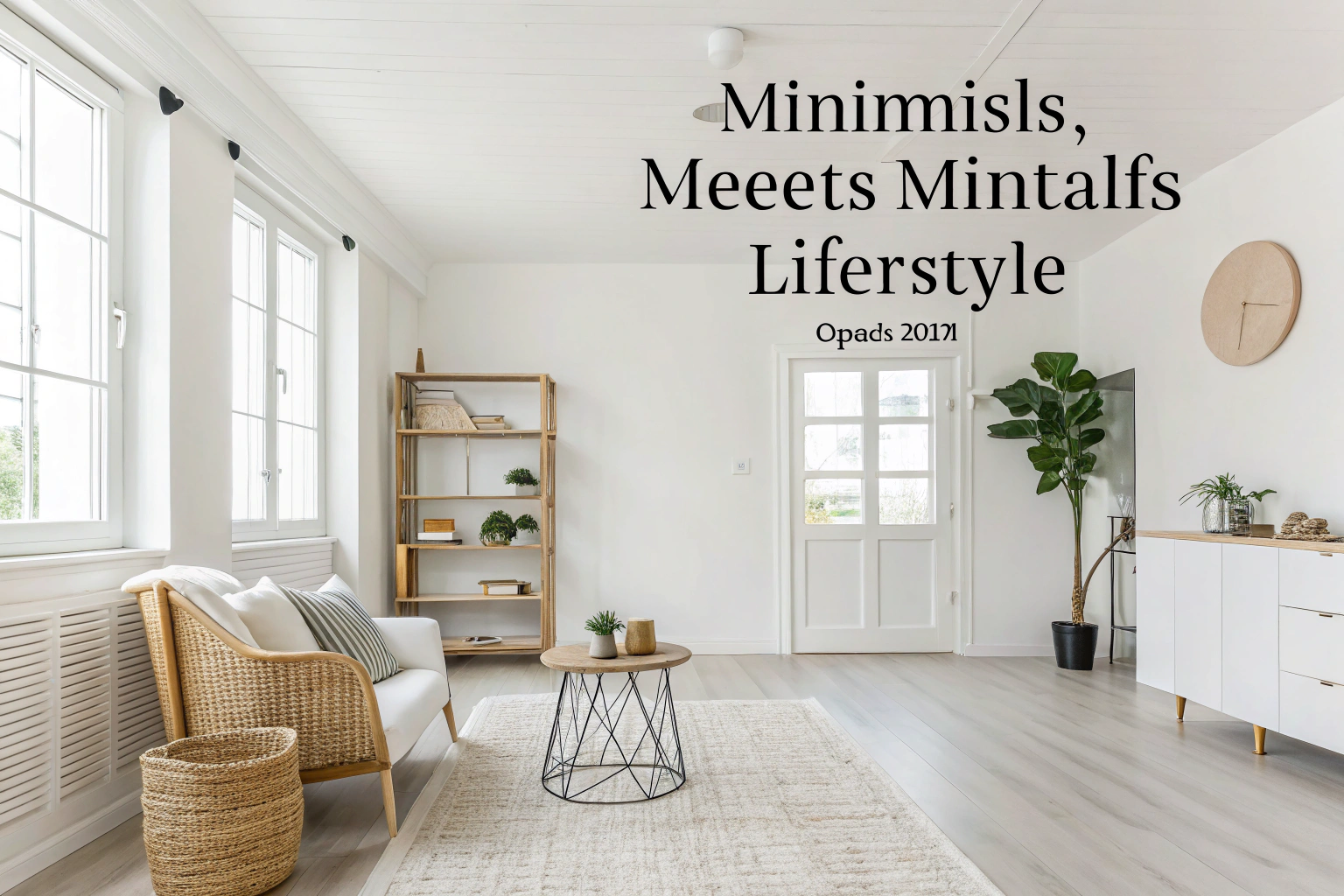 Minimalismus trifft Lifestyle: Wie du dein Zuhause für 2025 minimalistisch stylst